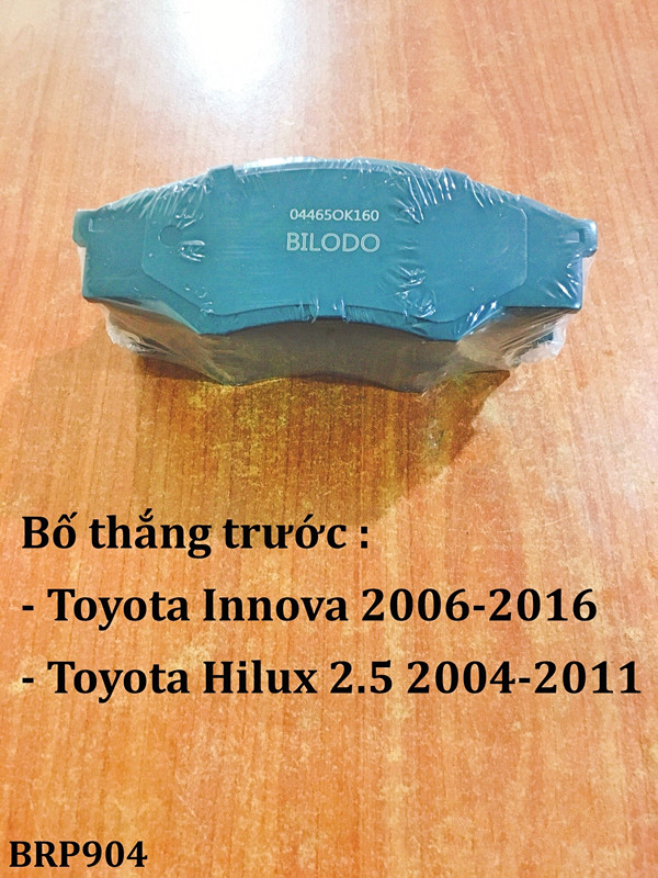 Bố thắng trước Toyota Hilux 2.5 2004-2011
