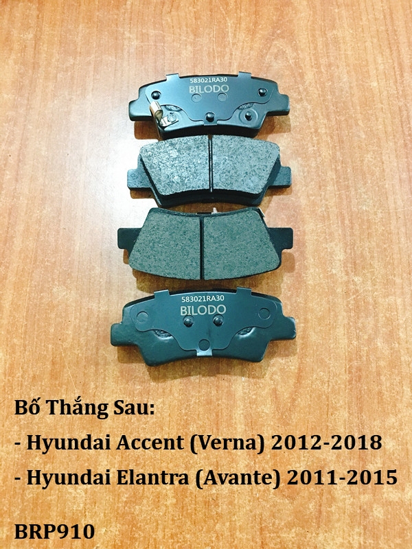 Bố thắng sau Hyundai Accent (Verna) 2012-2018