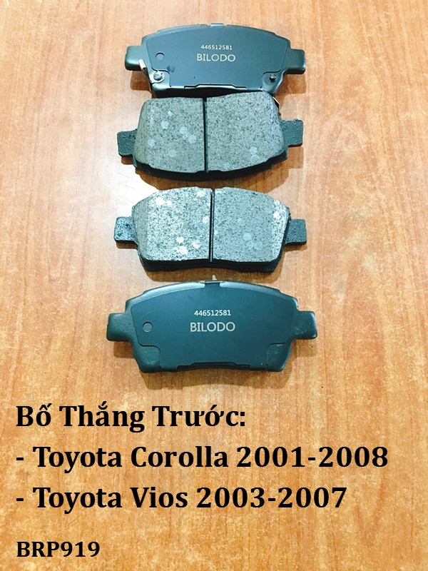 Bố thắng trước Toyota Corolla 2001-2008