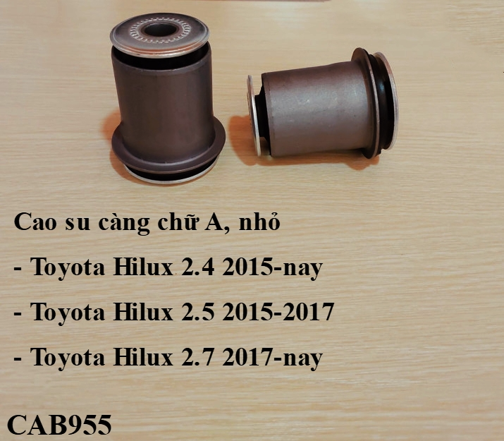 Cao su càng chữ A, nhỏ Toyota Hilux 2.7 2017-nay