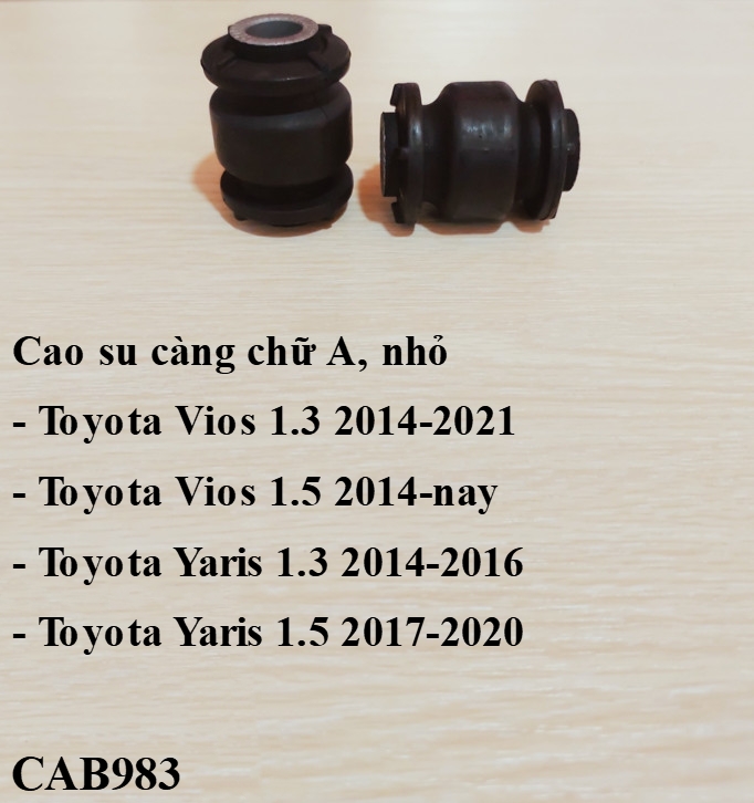 Cao su càng chữ A, nhỏ Toyota Vios 1.3 2014-2021