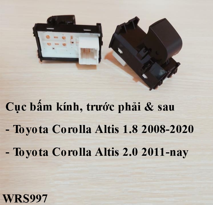Cục bấm kính, trước phải & sau Toyota Corolla Altis 1.8 2008-2020