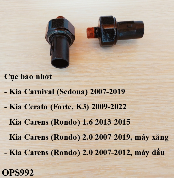 Cục báo nhớt Kia Carens (Rondo) 2.0 2007-2019, máy xăng