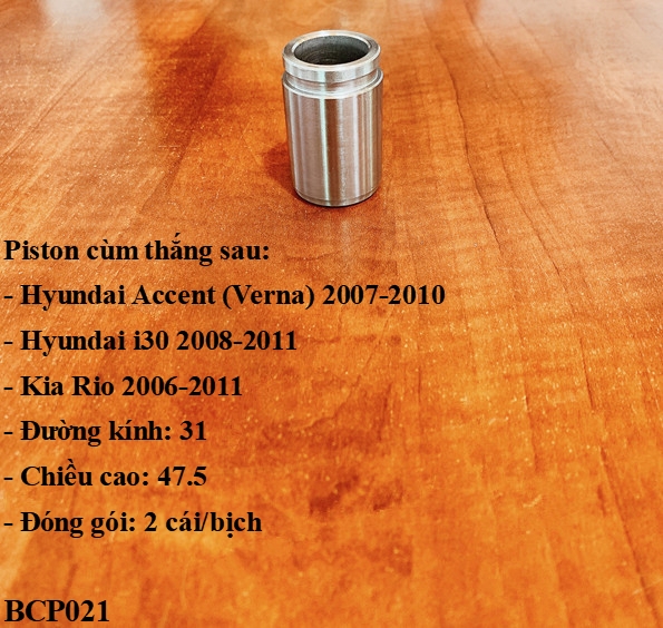 Piston cùm thắng sau Hyundai i30 2008-2011