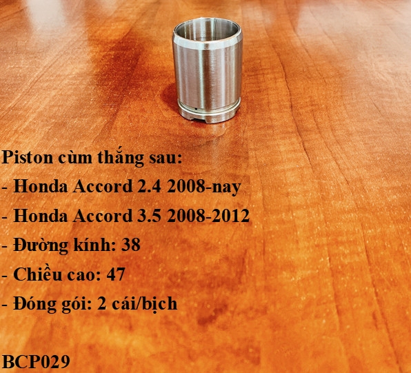 Piston cùm thắng sau Honda Accord 3.5 2008-2012