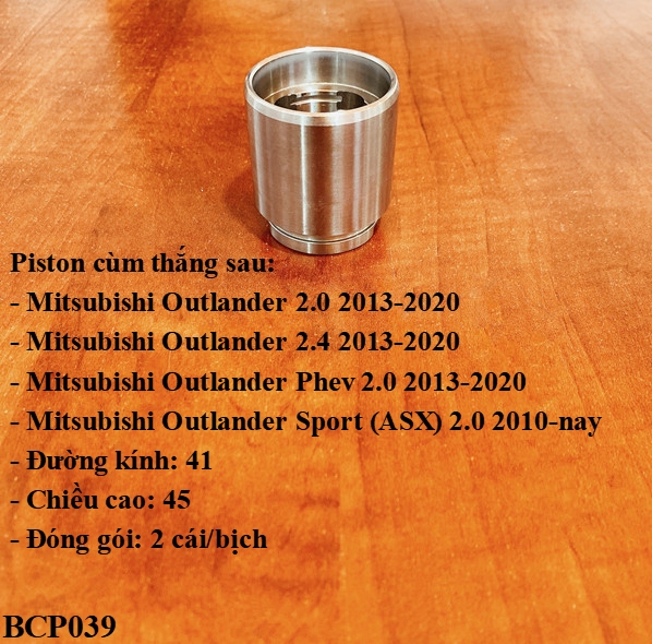Piston cùm thắng sau Mitsubishi Outlander 2.4 2013-2020