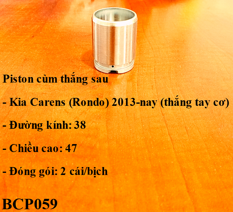 Piston cùm thắng sau Kia Carens (Rondo) 2013-nay (thắng tay cơ)