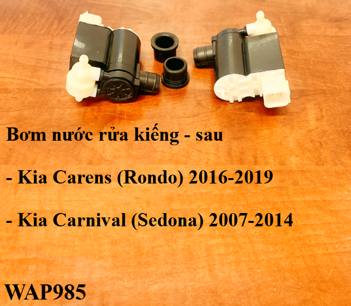 Mô-tơ bơm nước rửa kiếng sau Kia Carnival (Sedona) 2007-2014