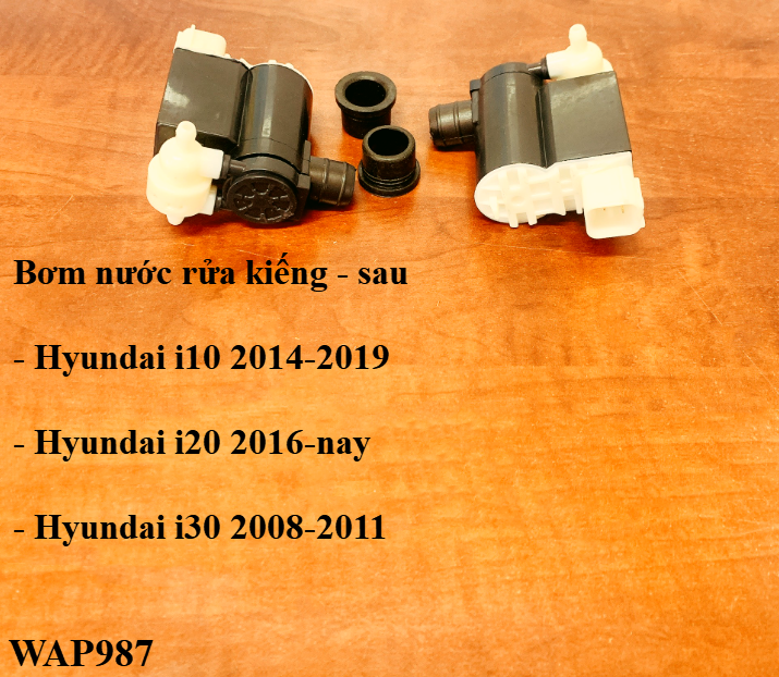 Mô-tơ bơm nước rửa kiếng sau Hyundai i10 2014-2019