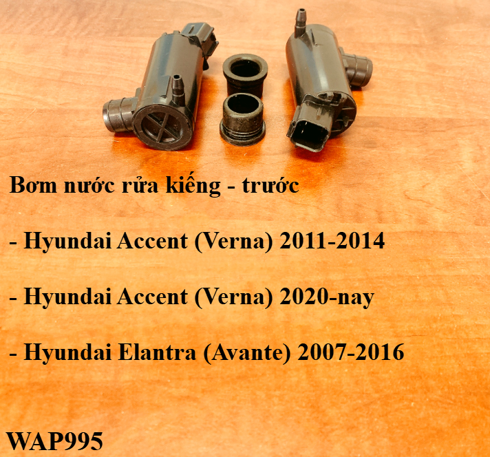 Mô-tơ bơm nước rửa kiếng trước Hyundai Accent (Verna) 2011-2014